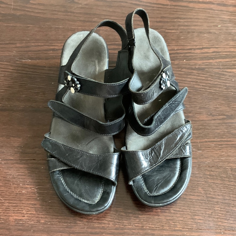 Black Romika heels.